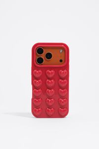 Shiny red iPhone 17 Pro silicone case