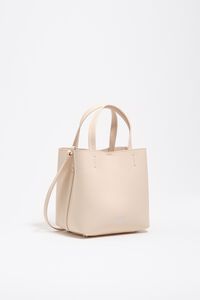 Small sand leather Chihuahua bag