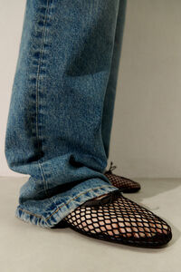 Bailarina rejilla negra