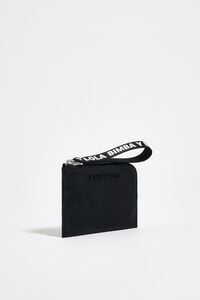 Black nylon coin purse