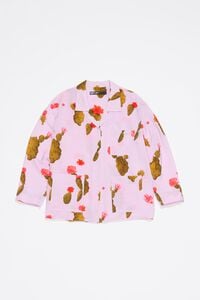 Camisa recta Cactus rosa