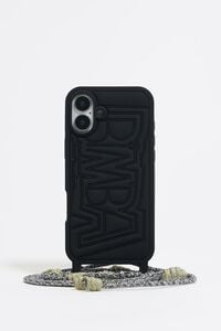 Funda iPhone 16 Plus silicona negra