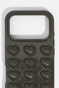 Dark green shiny silicone case for iPhone 17 PRO