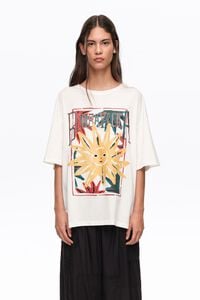 Ivory Sun logo T-shirt