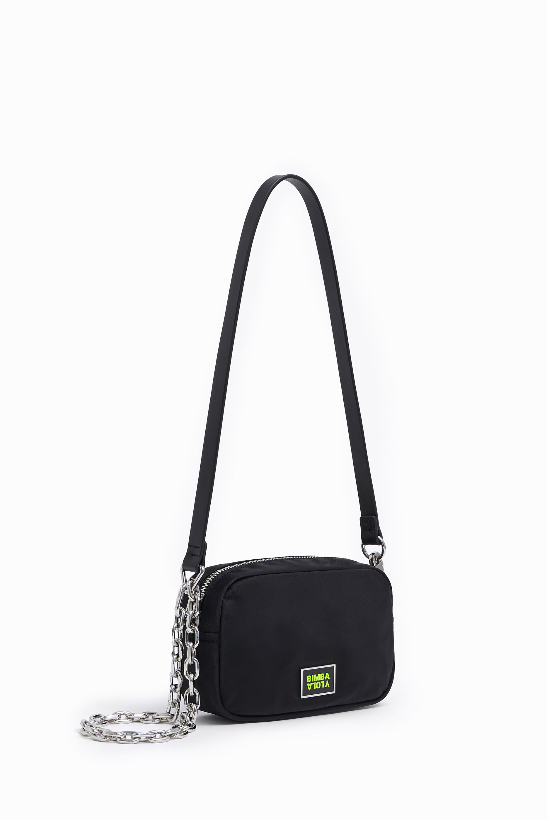 Minibolso bandolera nylon negro