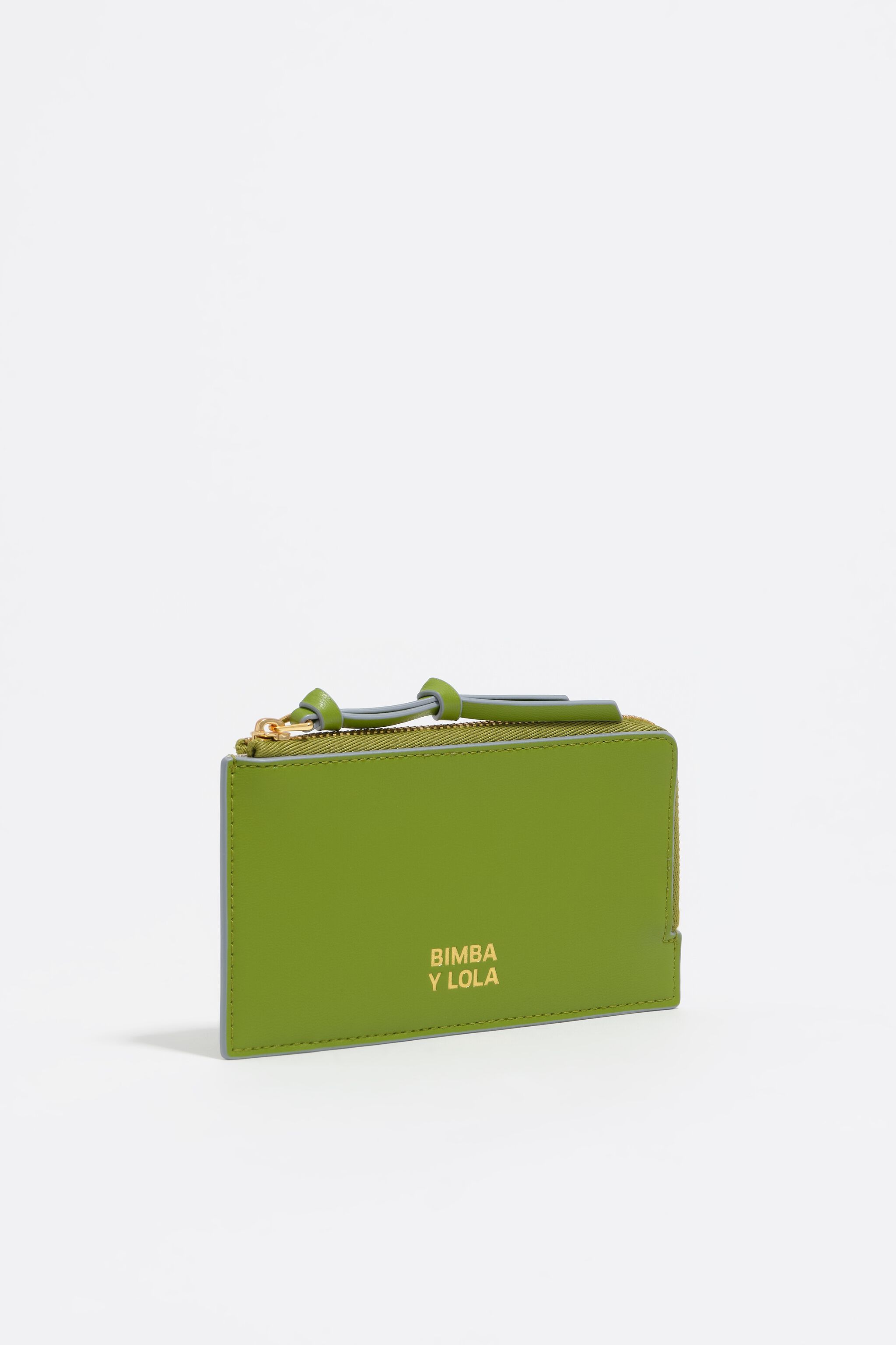 ★ ビンバイローラ BIMBA Y LOLA 二つ折り財布 グリーン プリント柄 ☆ ビンバイローラ BIMBA Y LOLA 二つ折り財布 グリーン プリント柄