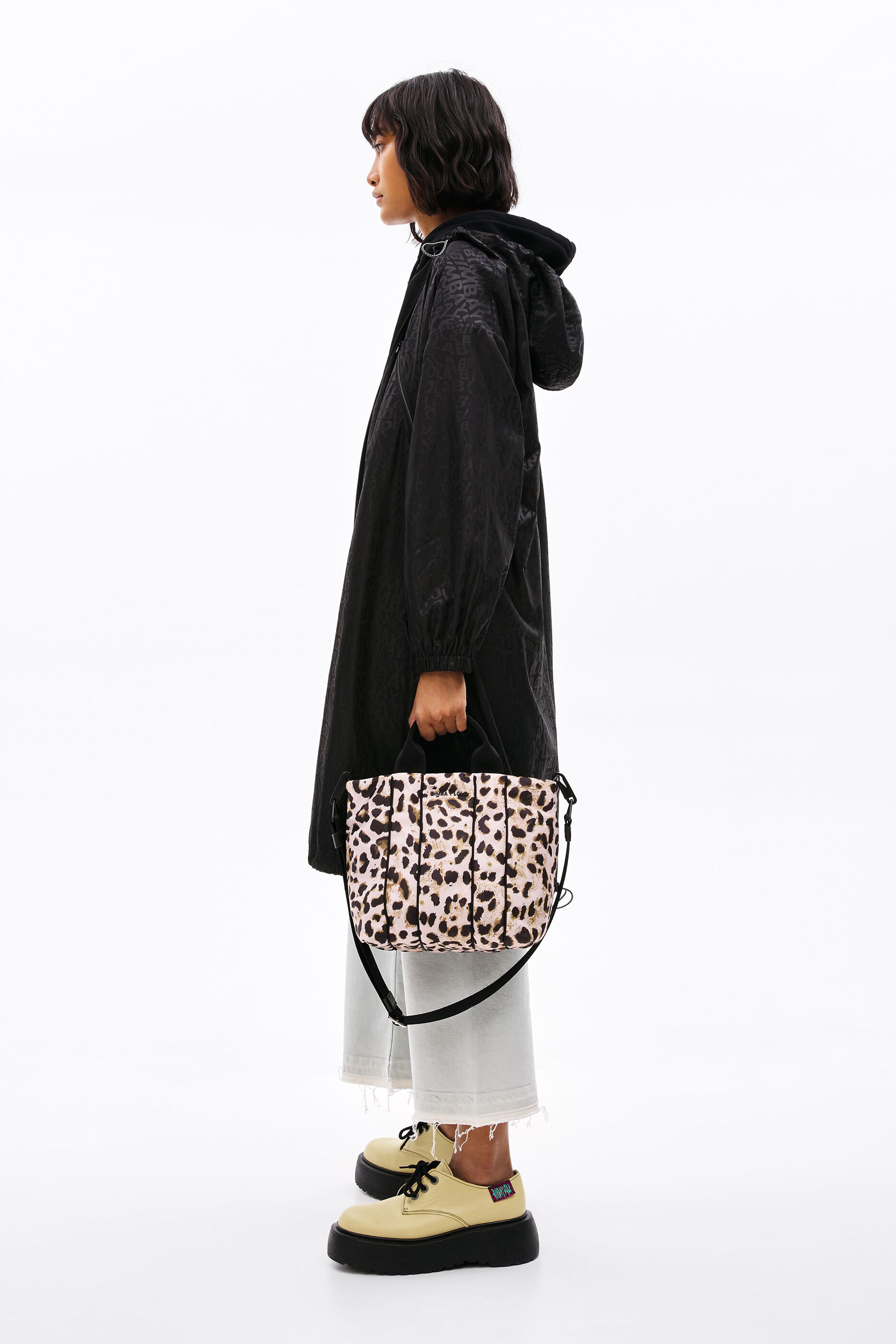 leopard shopper bag