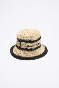 Gorro rafia papel natural