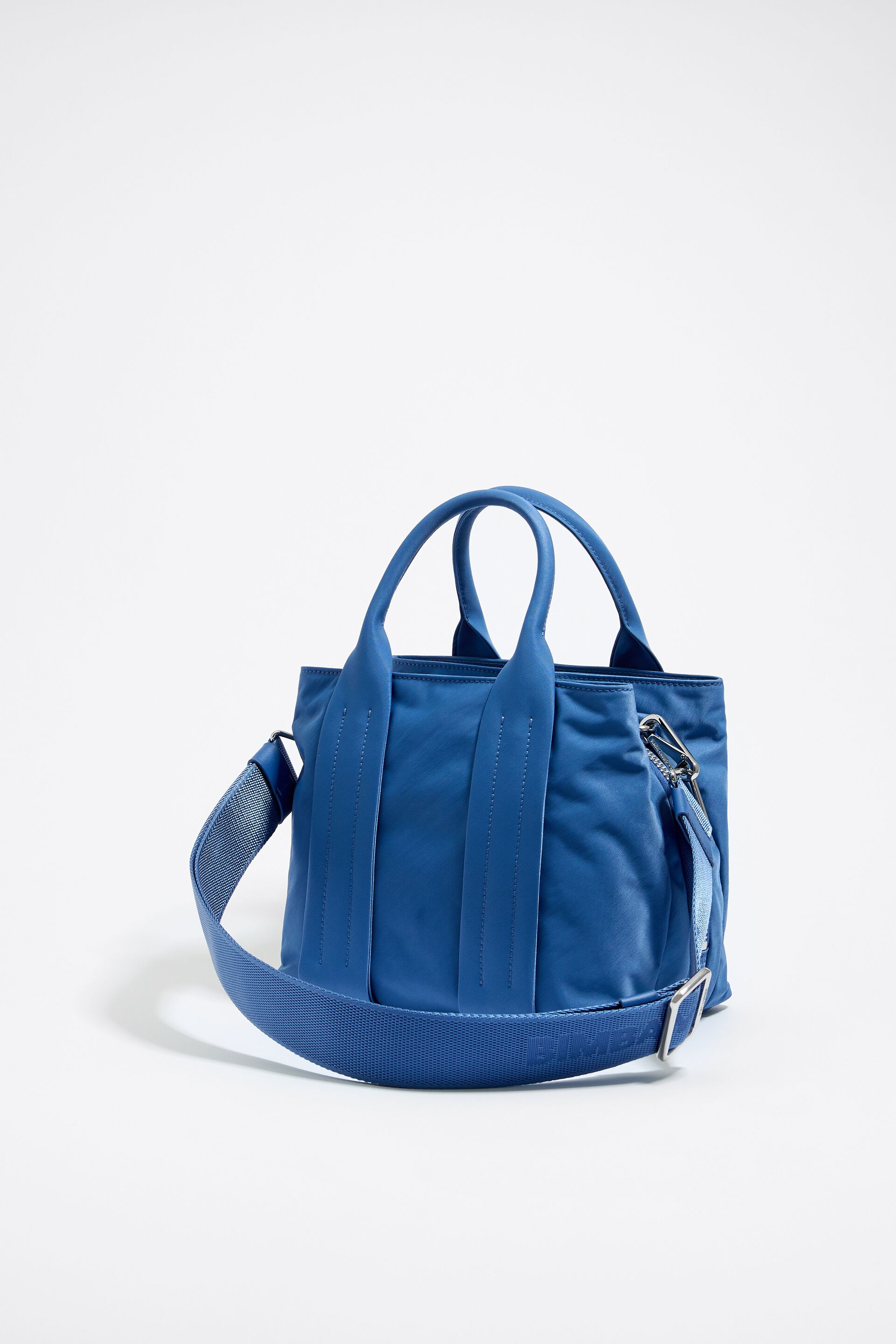 Leather crossbody bag Bimba y Lola Blue in Leather - 32554239