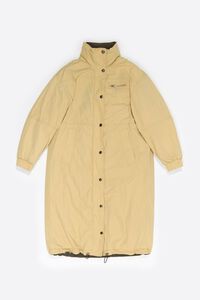 Long reversible beige Leopard coat