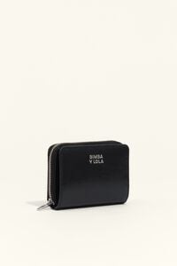 Black leather purse