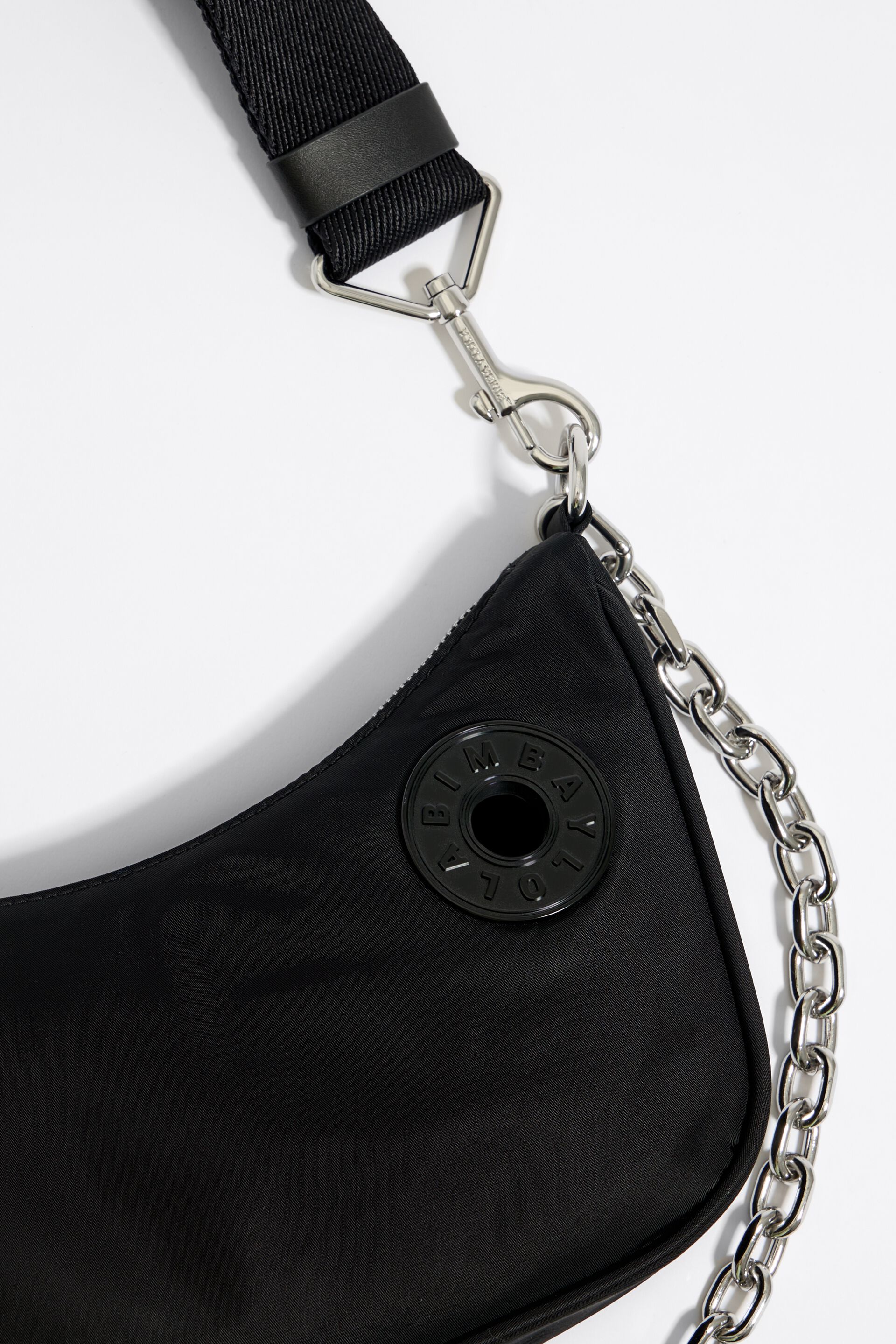 Shop bimba & lola S black nylon crossbody bag (231BBLJ1M.T2000) by Kinnie98