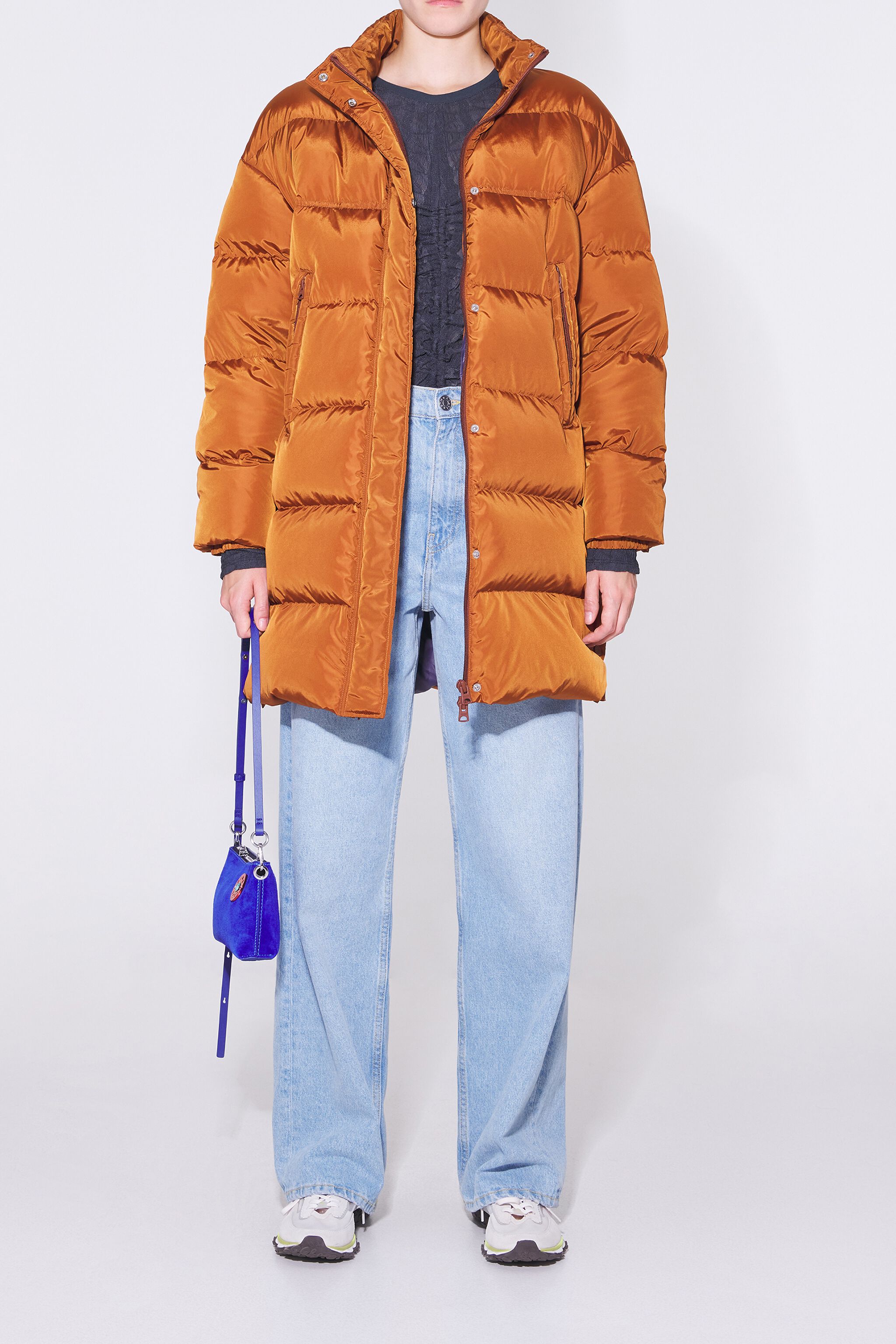 Cinnamon down puffer jacket