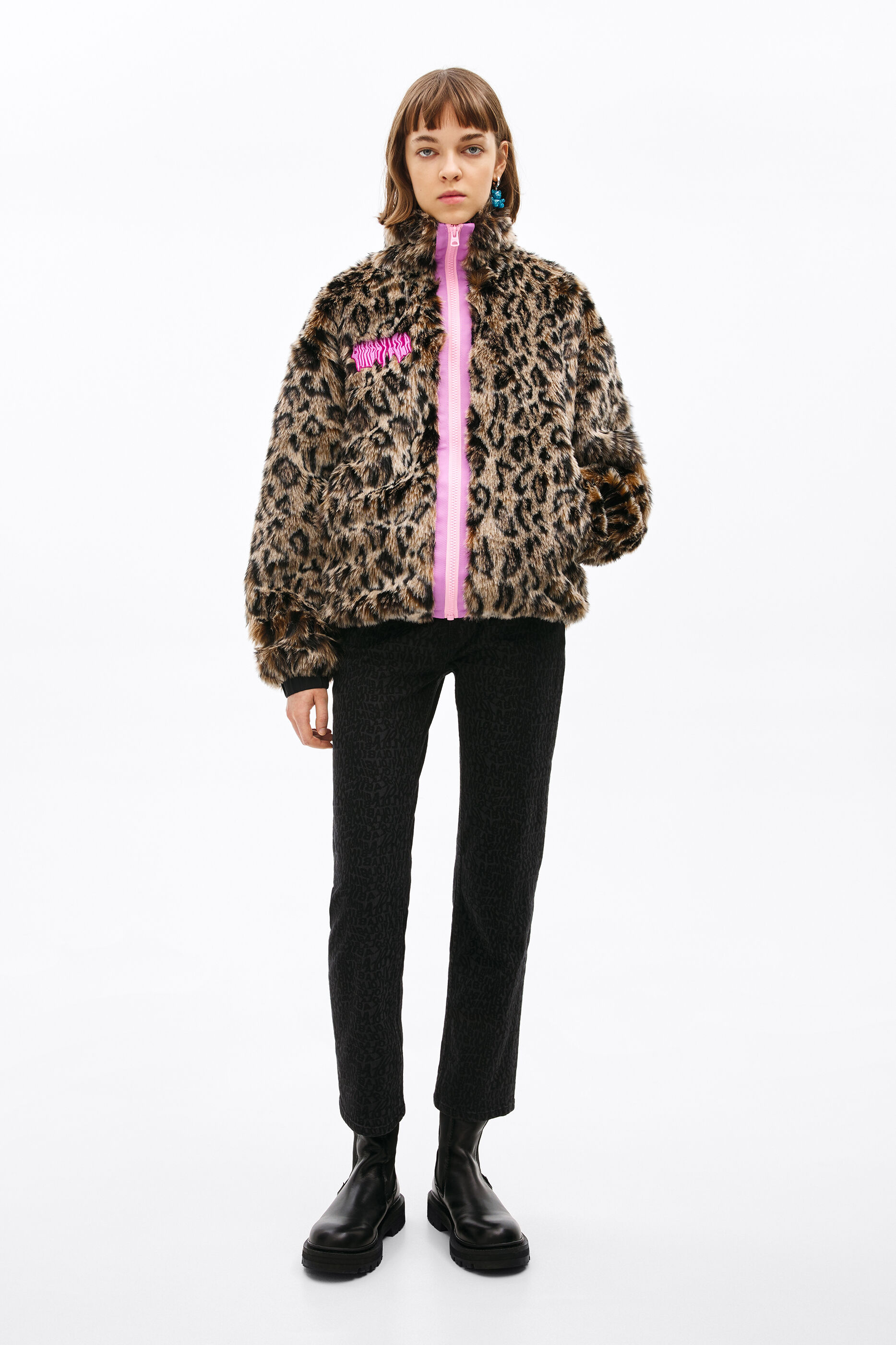 next animal print jacket