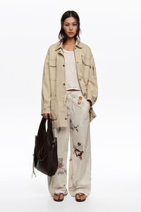 Pantal&oacute;n jogger algod&oacute;n Seabed blanco roto