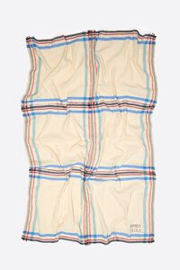 Ecru striped towel