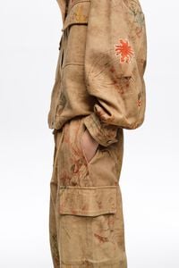 Pantal&oacute;n cargo pespuntes y parches Underwater