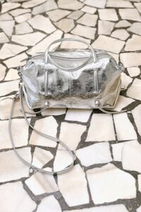 Bolso Lolita mini piel plata