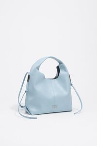 Bolso Paper peque&ntilde;o piel azul cielo