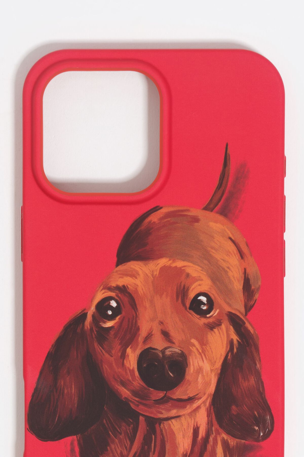 Red Dachshund Phone Case Red Dachshund IPhone 16 Pro Max Rigid Case