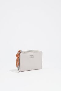 Carteira compacta nylon areia