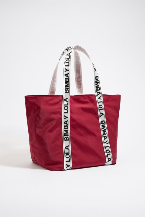 XL red shopper bag