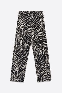 STRAIGHT CROPPED - Vaquero alto Zebra marfil