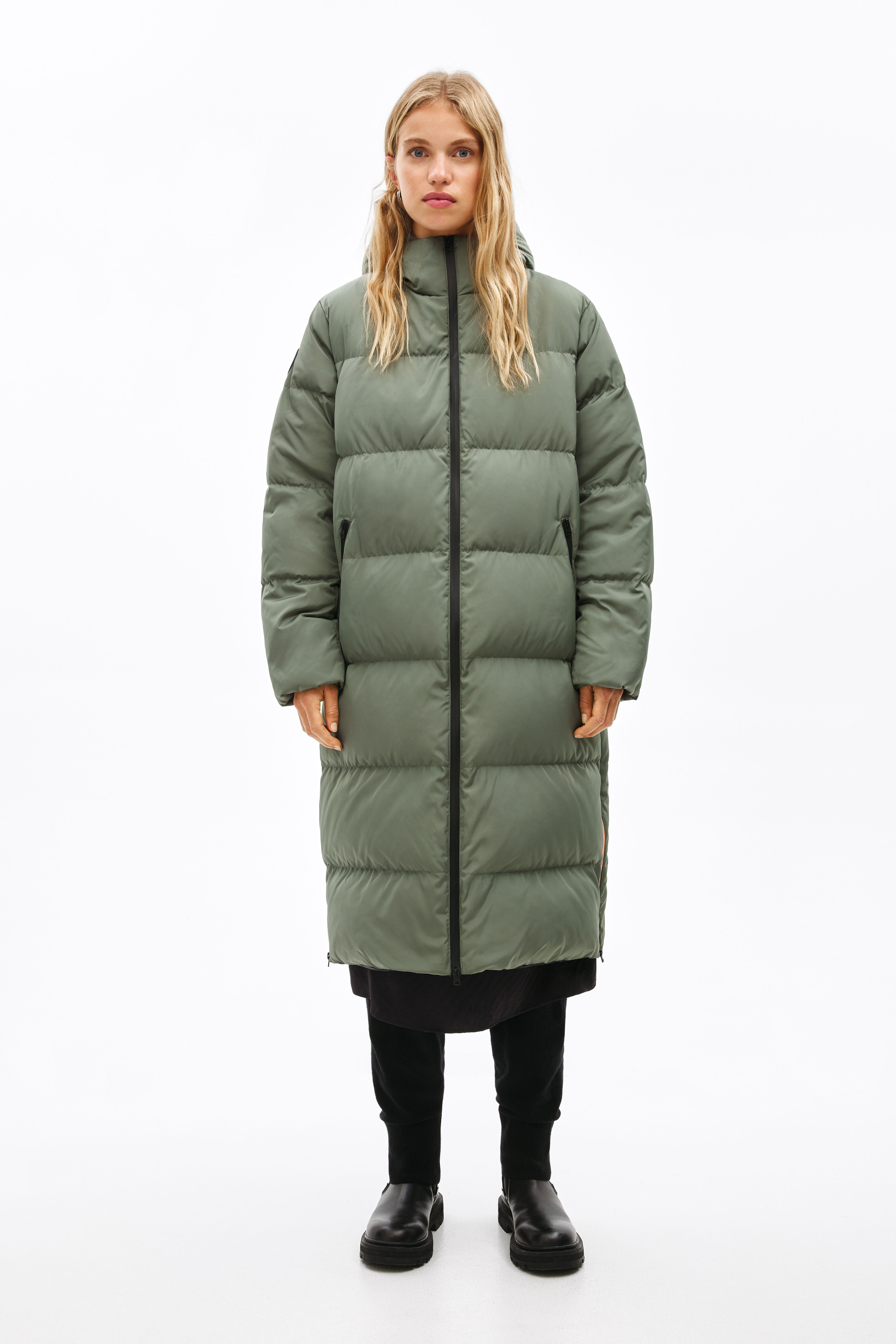 brisa long puffer coat