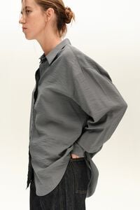 Anthracite straight-cut shirt