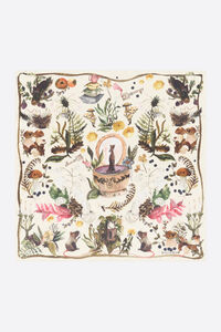Butter enchanted garden scarf
