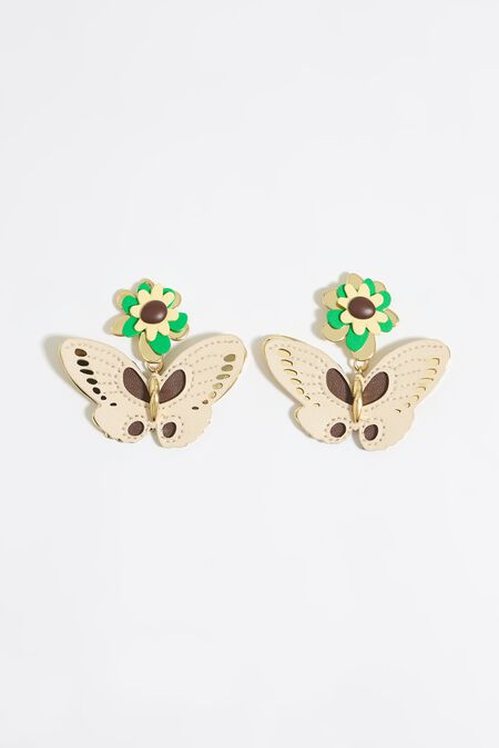 Bimba y Lola Pendientes flor y mariposa multicolor de Bimba y Lola en Bimba y Lola -80% - chollo verificado · Estilyo
