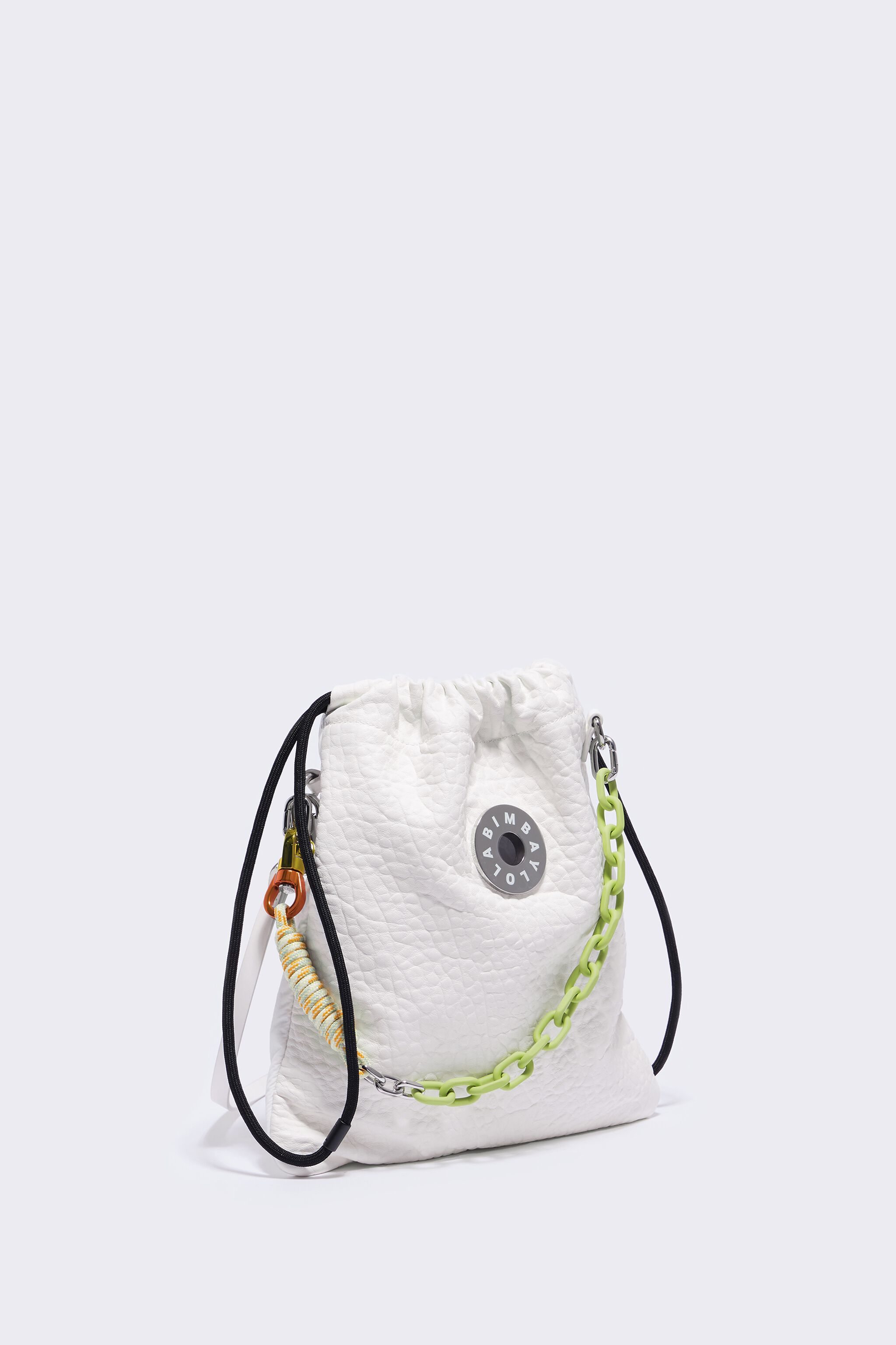 Borsa A Secchiello Mirror Bianca Multicolore La Carrie - Ferraris Boutique