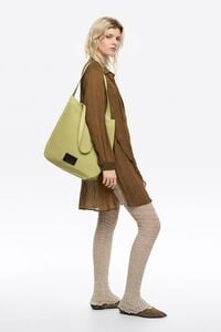 Bolso shopper Flyknit grande kiwi