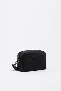 Bolso bandolera nylon negro