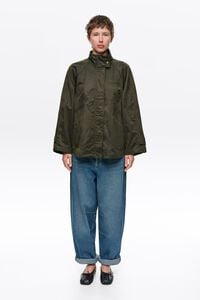 Khaki coated A-line trench