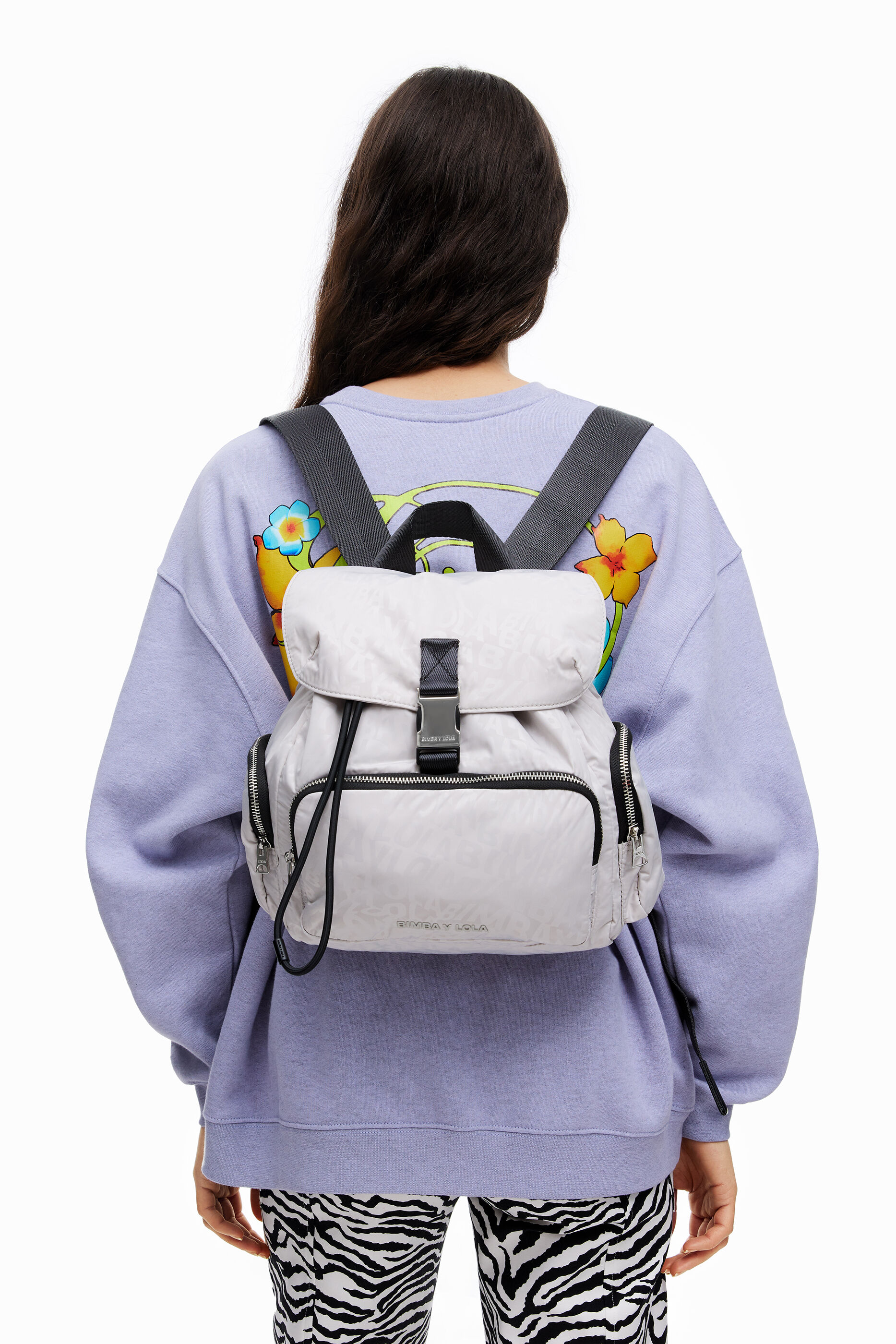 Mochila M Logo-Distorb piedra