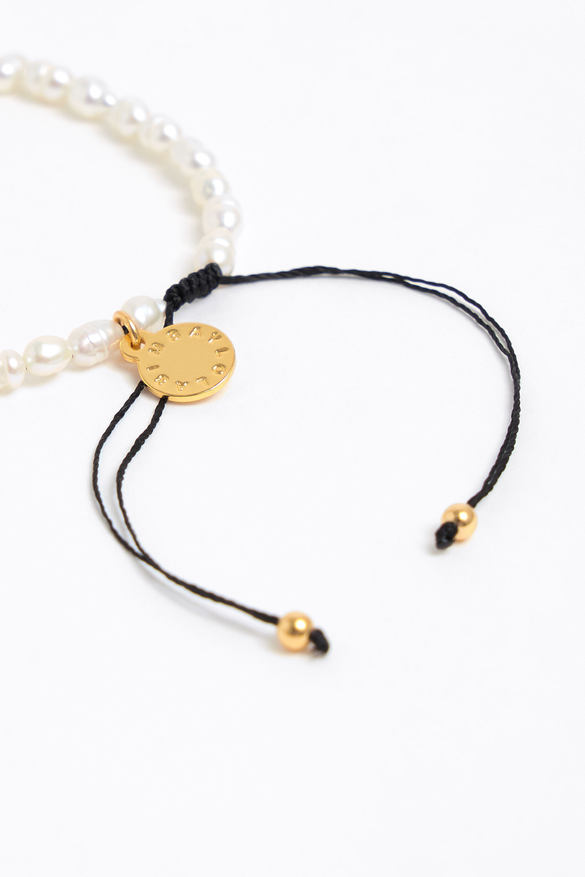 Letter J pearl bracelet