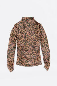 Natural Leopard fitted T-shirt