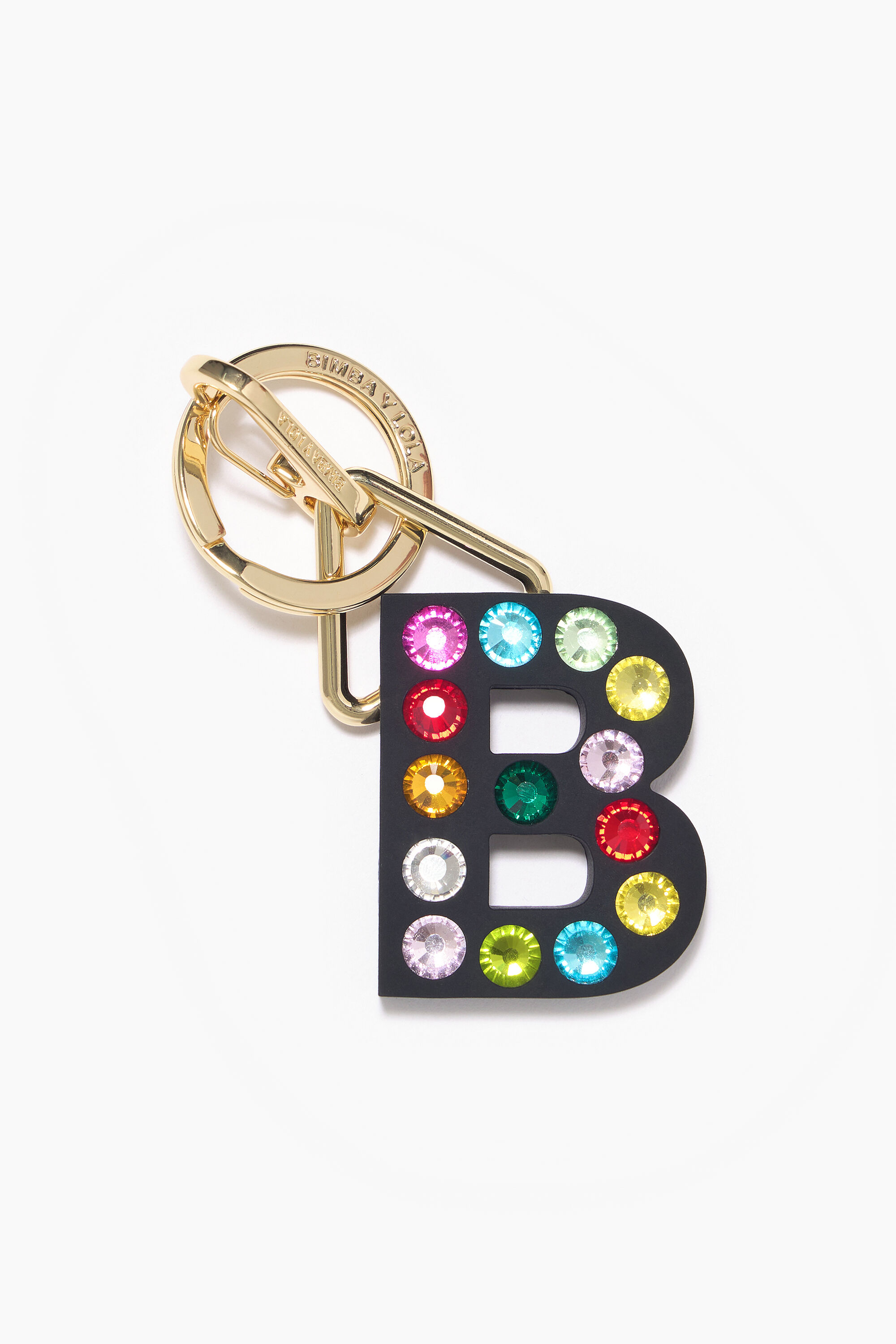 Portachiavi silicone lettera B