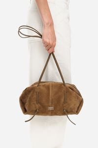 Olive suede Lolita bag