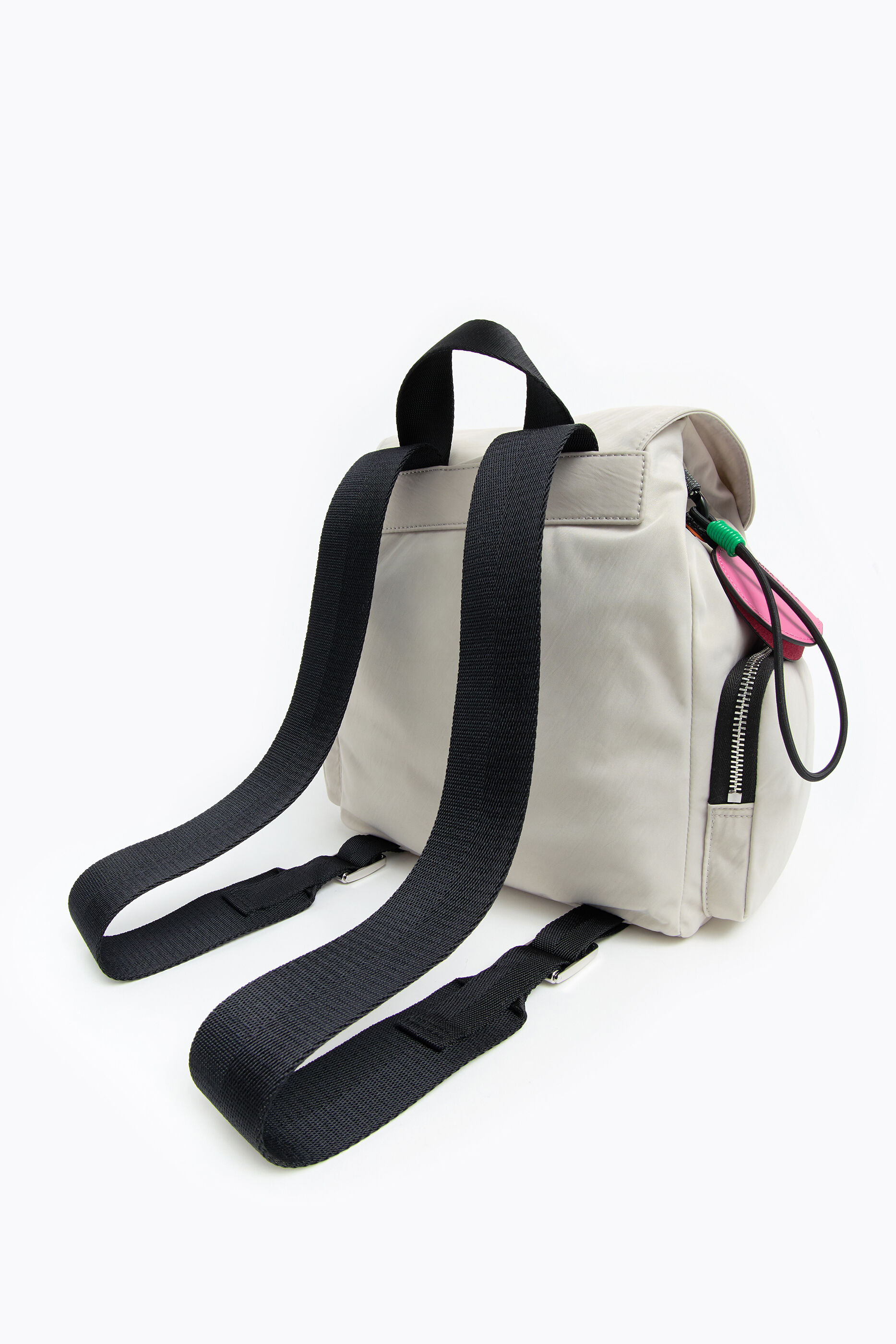 nylon flap backpack