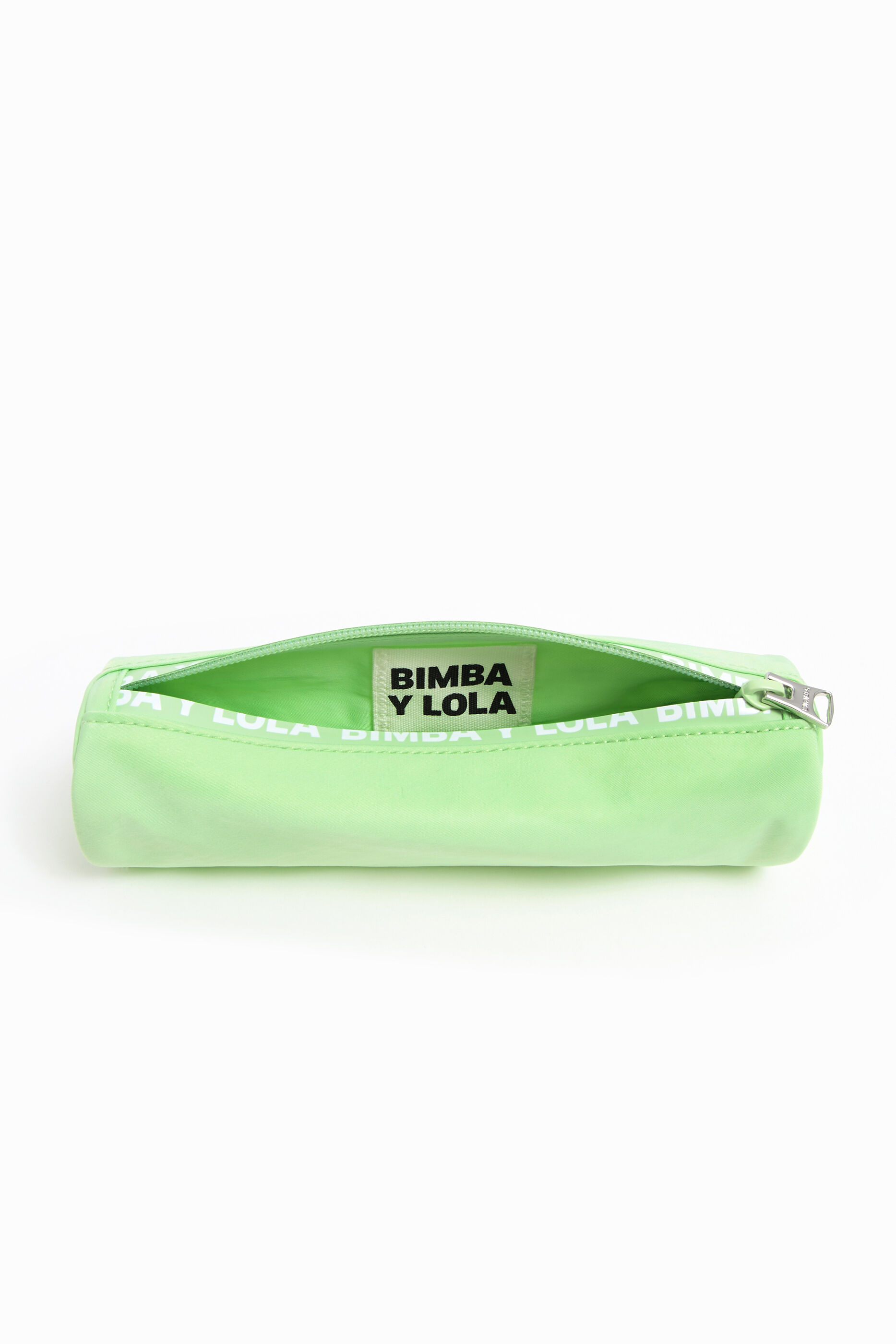 Estuche cilíndrico nylon verde