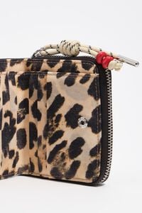 Graphite nylon flap purse