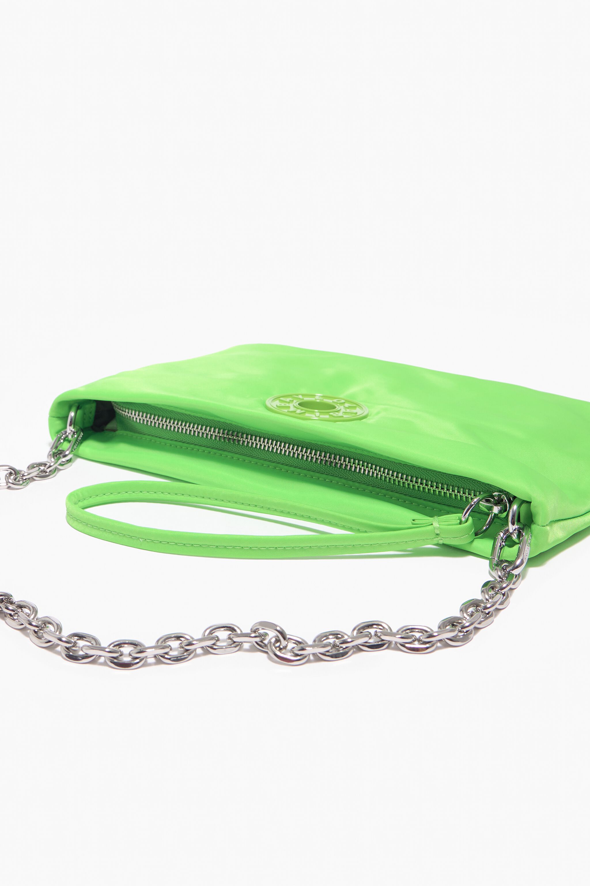 Classic Sinamay Lime Clutch Bag For Weddings