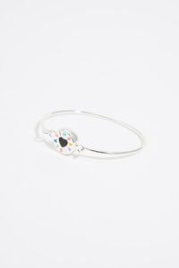 Pulsera logo multicolor plateada