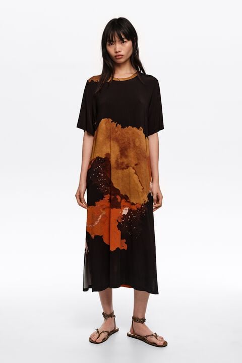 linen midi dresses for women Women's Long Sleeve Linen Button Down Midi Dress