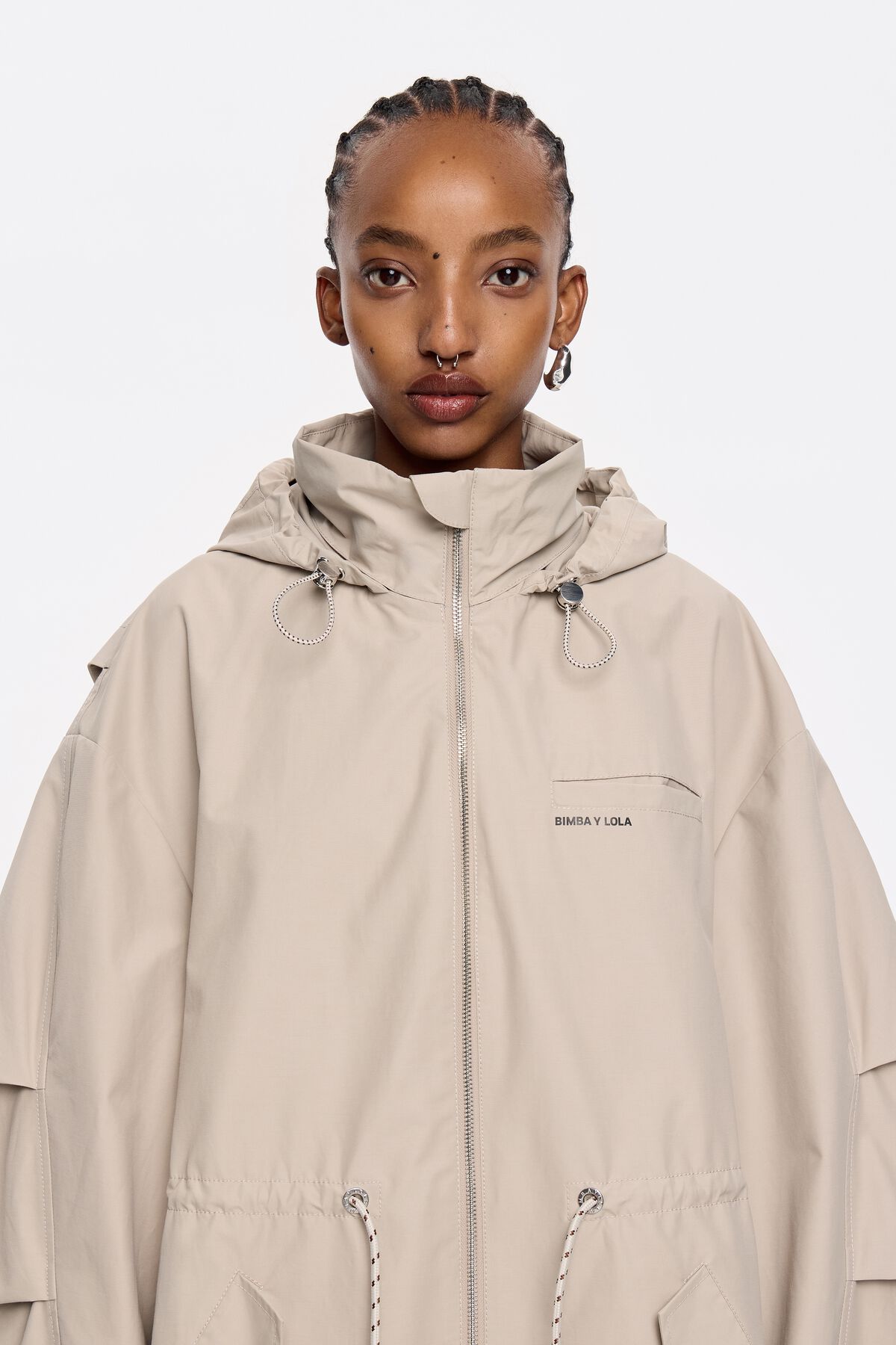 Abrigo Acolchado Abrigo Bimba Y Lola Plumas Plumíferos Y