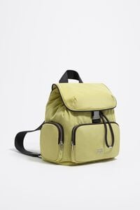 Medium pale lime nylon Pocket backpack