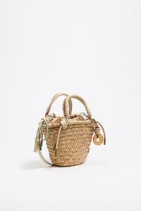 Bolso capazo peque&ntilde;o natural