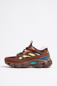 Brown Pulpo wedge runner sneaker